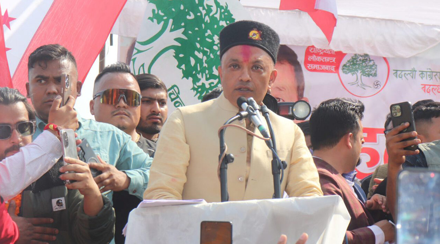 चटक र तमासा देखाएर परिवर्तन हुने होइन, कांग्रेस जिताएपछि देश बन्छ : सभापति थापा