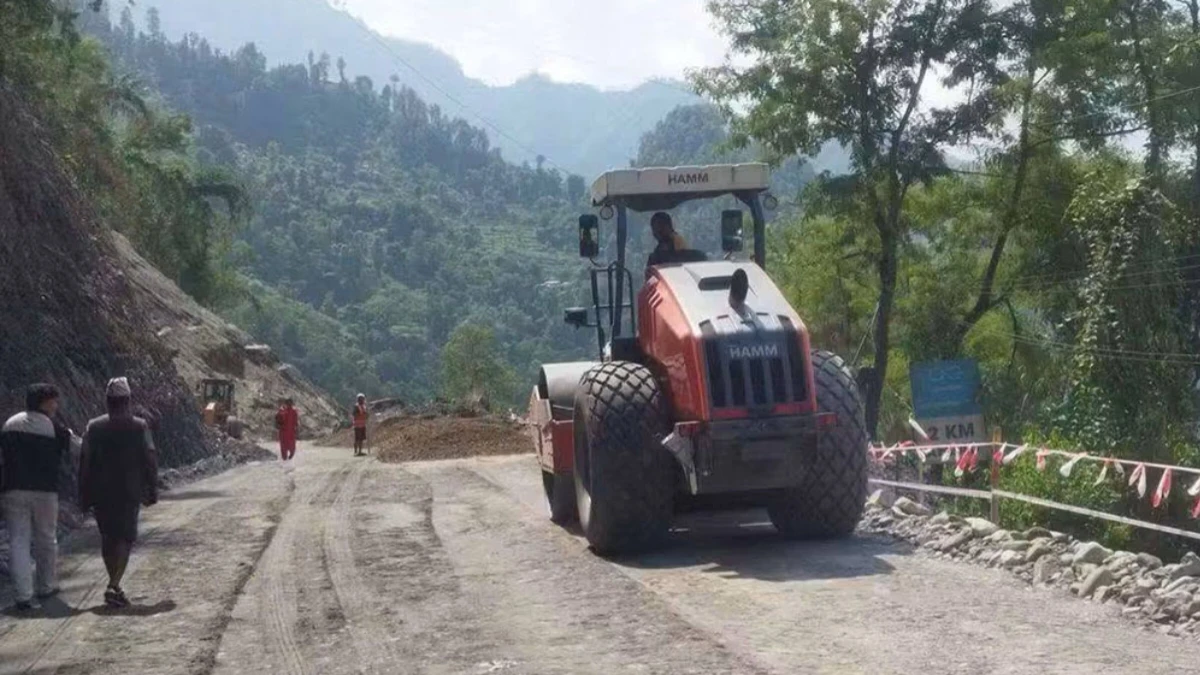 कृष्णभीरको वैकल्पिक सडक निर्माण अन्तिम चरणमा, भोलिदेखि दुईतर्फी चल्ने
